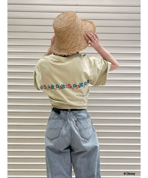 Ungrid（アングリッド）の「スティッチデザインプリントTee（Tシャツ/カットソー・レディース・ベージュ/ブラック/レッド・FREE）」の15枚目の写真