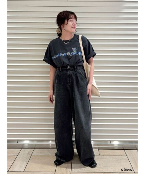 Ungrid（アングリッド）の「スティッチデザインプリントTee（Tシャツ/カットソー・レディース・ベージュ/ブラック/レッド・FREE）」の19枚目の写真