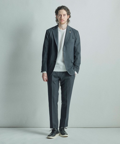 MEN'S BIGI(メンズビギ)の「【COLE HAAN/コール ハーン】別注 ストレッチツイルパンツ<2WAYストレッチ>(スラックス・メンズ・ネイビー/ベージュ/グレー・04/03/02/01)」の20枚目の写真