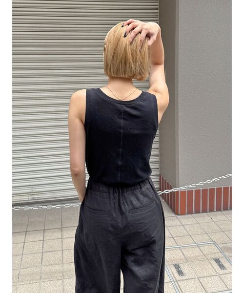 Ungrid（アングリッド）の「リネン混タンクトップ（タンクトップ・レディース・グリーン系その他/オフホワイト/ブラック・FREE）」の14枚目の写真