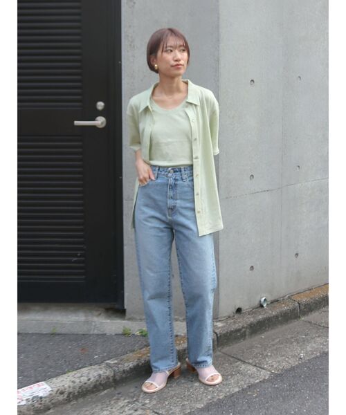 Ungrid（アングリッド）の「リネン混タンクトップ（タンクトップ・レディース・グリーン系その他/オフホワイト/ブラック・FREE）」の9枚目の写真