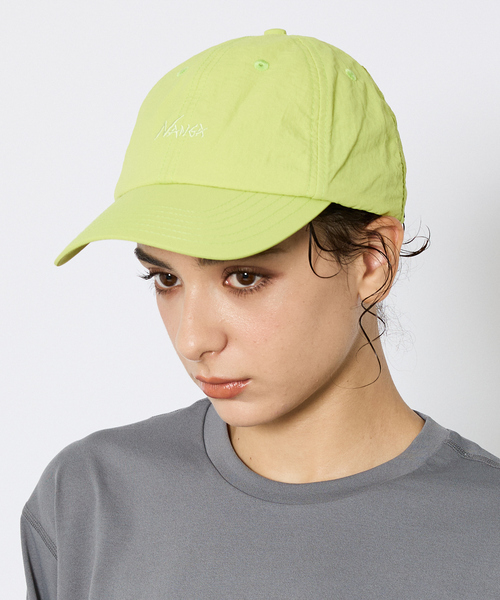 NANGA（ナンガ）の「【NANGA/ナンガ】NYLON TUSSER BB CAP /ナイロンタッサーBBキャップ（キャップ・メンズ・ブラック/アイボリー/ラベンダー/ライム・フリー）」の4枚目の写真