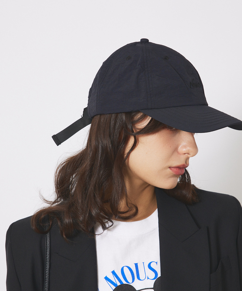 NANGA（ナンガ）の「【NANGA/ナンガ】NYLON TUSSER BB CAP /ナイロンタッサーBBキャップ（キャップ・メンズ・ブラック/アイボリー/ラベンダー/ライム・フリー）」の7枚目の写真