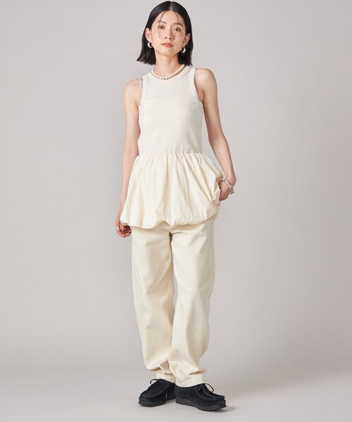 セール】SHIPS NINE CASE:〈洗濯機可能〉バレル レッグ パンツ（その他