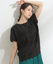 SHOO・LA・RUE | 【洗える/S-LL】インせず着られる さらっと大人上品 刺繍トップス(Tシャツ/カットソー)