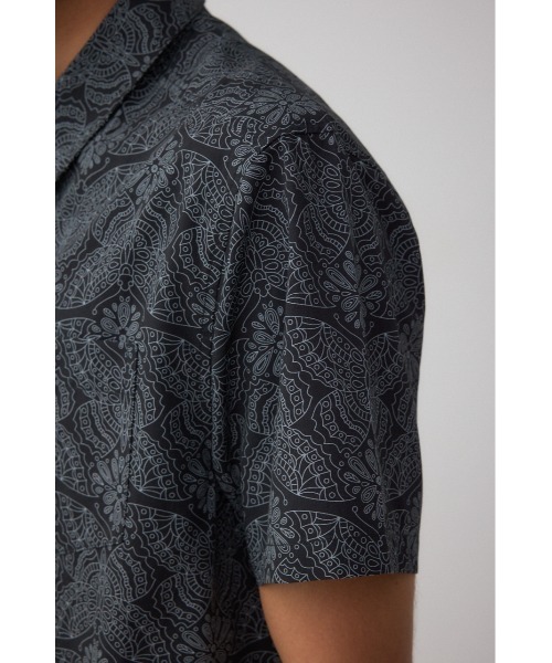 AZUL by moussy（アズールバイマウジー）の「RVCA×AZUL シャツ（シャツ/ブラウス・メンズ・ブラック/ブルー・FREE）」の11枚目の写真