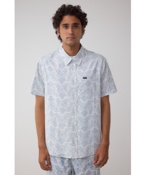 AZUL by moussy（アズールバイマウジー）の「RVCA×AZUL シャツ（シャツ/ブラウス・メンズ・ブラック/ブルー・FREE）」の16枚目の写真