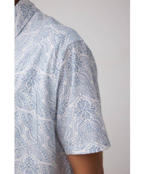 AZUL by moussy（アズールバイマウジー）の「RVCA×AZUL シャツ（シャツ/ブラウス・メンズ・ブラック/ブルー・FREE）」の21枚目の写真