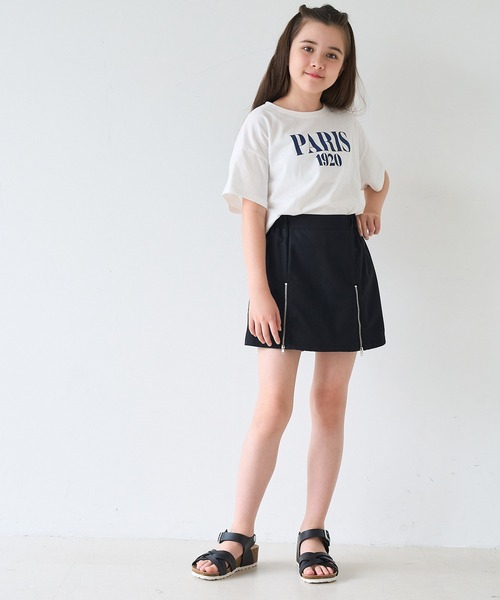 coca（coca）（コカ）の「キッズ ダブルジップスカパン（その他パンツ・キッズ・カーキ/ブラック・120/130/140/150）」の5枚目の写真