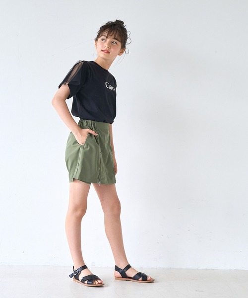 coca（coca）（コカ）の「キッズ ダブルジップスカパン（その他パンツ・キッズ・カーキ/ブラック・120/130/140/150）」の9枚目の写真