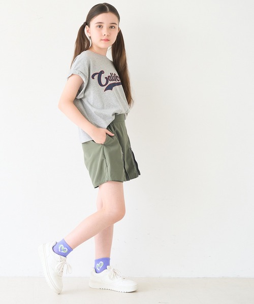 coca（coca）（コカ）の「キッズ ダブルジップスカパン（その他パンツ・キッズ・カーキ/ブラック・120/130/140/150）」の12枚目の写真