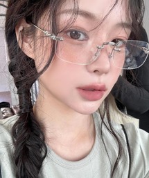 MASHIRO（マシロ）の「【MASHIRO】クリアレンズサングラス ユニセックス（サングラス）」