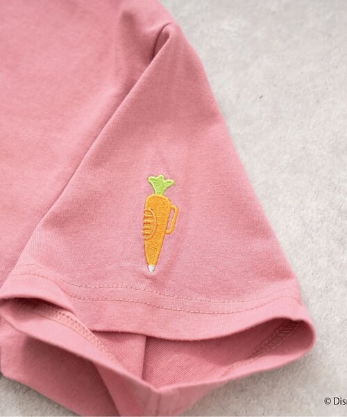 and D. petit main（アンドディープティマイン）の「【ズートピア】ワッペン刺しゅうビッグ半T（Tシャツ/カットソー・キッズ・ピンク/グリーン・120cm/140cm/90cm/100cm/110cm/130cm）」の14枚目の写真