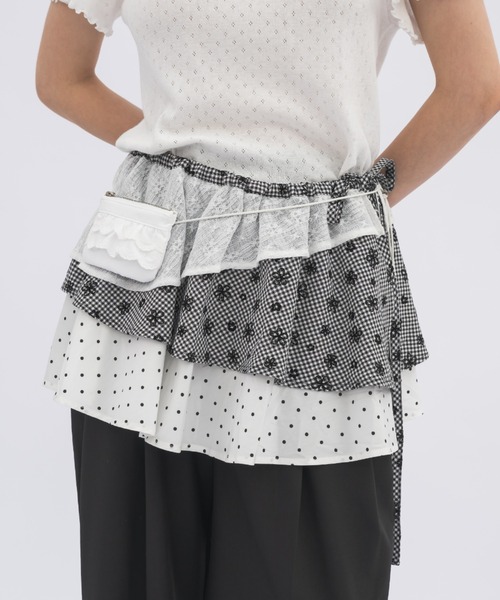 idem(イデム)の「lace mini pouch bag / レースミニポーチバッグ(ポーチ・レディース・ホワイト・FREE)」の9枚目の写真