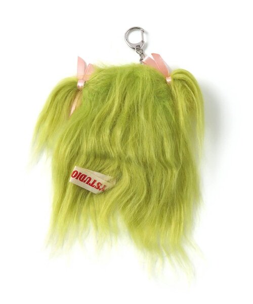 algy（アルジー）の「もじゃもじゃリボンモンスターチャーム（チャーム・キッズ・オフホワイト/グリーン・FREE）」の3枚目の写真