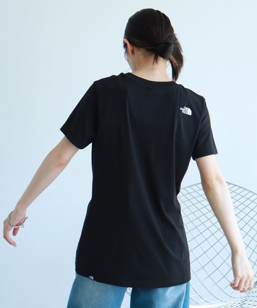 THE NORTH FACE（ザノースフェイス）の「【THE NORTH FACE/ザノースフェイス】ワンポイントロゴ半袖T SS SIMPLE DOME TEE（Tシャツ/カットソー・レディース・ブラック/ホワイト・L/S/XL/M）」の20枚目の写真