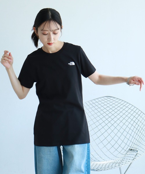 THE NORTH FACE（ザノースフェイス）の「【THE NORTH FACE/ザノースフェイス】ワンポイントロゴ半袖T SS SIMPLE DOME TEE（Tシャツ/カットソー・レディース・ブラック/ホワイト・L/S/XL/M）」の21枚目の写真