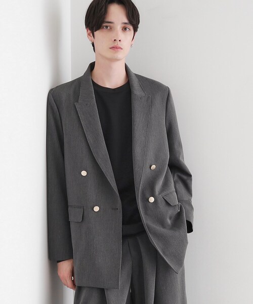 tk.TAKEO KIKUCHI（ティーケータケオキクチ）の「グランパジャケット（テーラードジャケット・メンズ・チャコールグレー/ブラック/ブラウン系・01/03/02）」の12枚目の写真