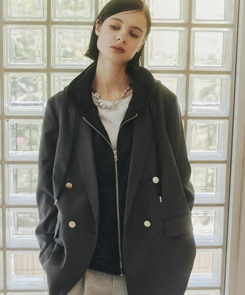 tk.TAKEO KIKUCHI（ティーケータケオキクチ）の「グランパジャケット（テーラードジャケット・メンズ・チャコールグレー/ブラック/ブラウン系・01/03/02）」の19枚目の写真