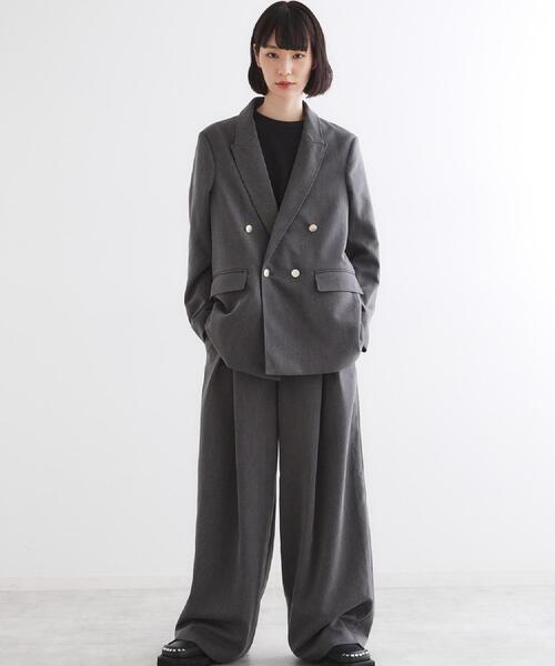 tk.TAKEO KIKUCHI（ティーケータケオキクチ）の「グランパジャケット（テーラードジャケット・メンズ・チャコールグレー/ブラック/ブラウン系・01/03/02）」の17枚目の写真