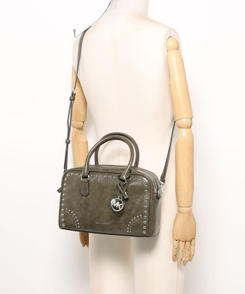 MICHAEL KORS(マイケルコース)の「THOMPSON MD DUFFLE SATCHEL サッチェル(ハンドバッグ・レディース・オリーブ・FREE)」の5枚目の写真