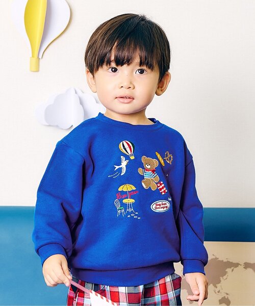 Bonpoint♡TAYLAトレーナー♡4A セール】tiny bear 3柄CITYモチーフトレーナー（スウェット）｜apres