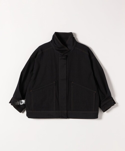 SHIPS any:〈洗濯機可能〉チノ ステッチ ショート シャツ ジャケット