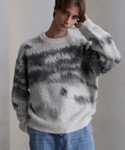 美品✨DRIES VAN NOTEN アルパカ シャギーニット XS ウール 美品✨DRIES VAN NOTEN アルパカ シャギーニット XS ウール