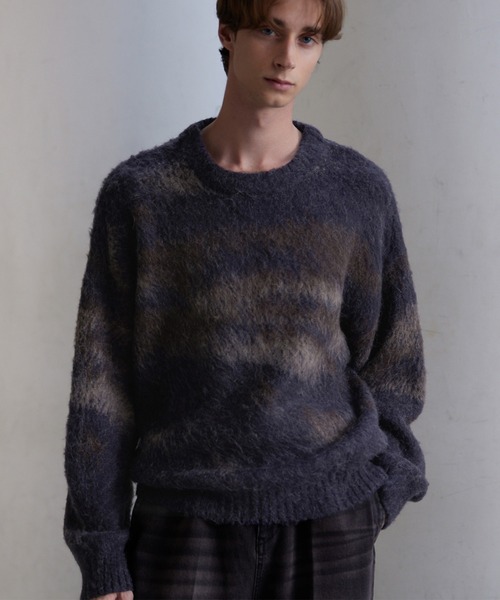 CLEL】Alpaca Blend Shaggy Knit / アルパカブレンドシャギー
