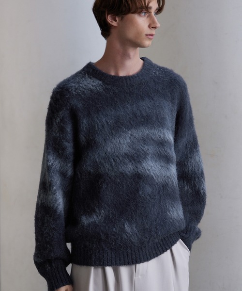 セール】【CLEL】Alpaca Blend Shaggy Knit / アルパカブレンド