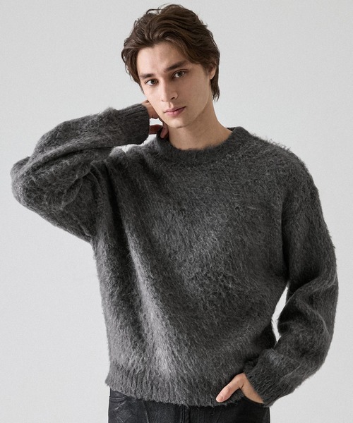 CLEL】Alpaca Blend Shaggy Knit / アルパカブレンドシャギーニット