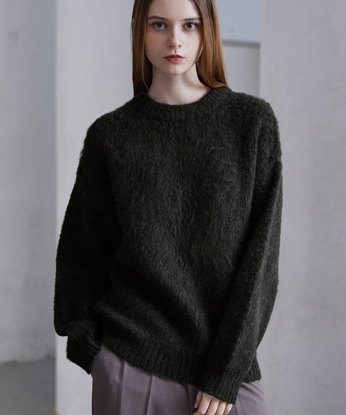 CLEL】Alpaca Blend Shaggy Knit / アルパカブレンドシャギーニット