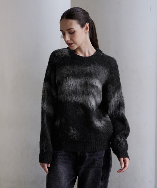 CLEL】Alpaca Blend Shaggy Knit / アルパカブレンドシャギー