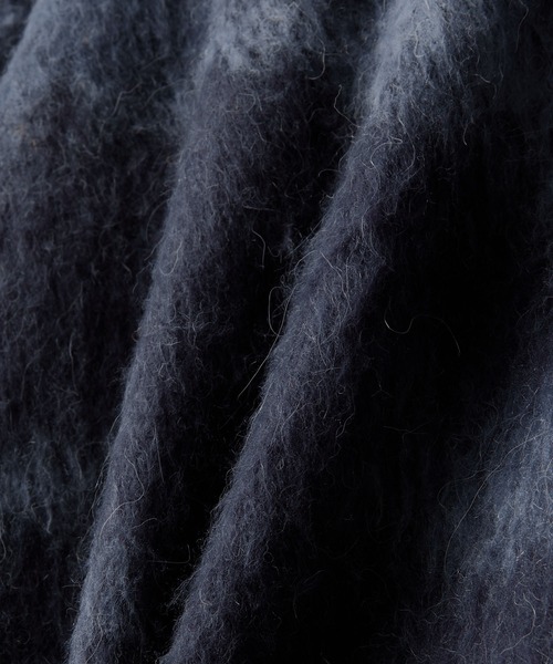 CLEL（クレイル）の「【CLEL】Alpaca Blend Shaggy Knit / アルパカブレンドシャギーニット（ニット/セーター・メンズ・グレー系/ネイビー系/ブラウン系/レッド系/ブラック系/ライトグレー系/チャコールグレー/ブラック/ブラウン・XS/S/M/L）」の22枚目の写真