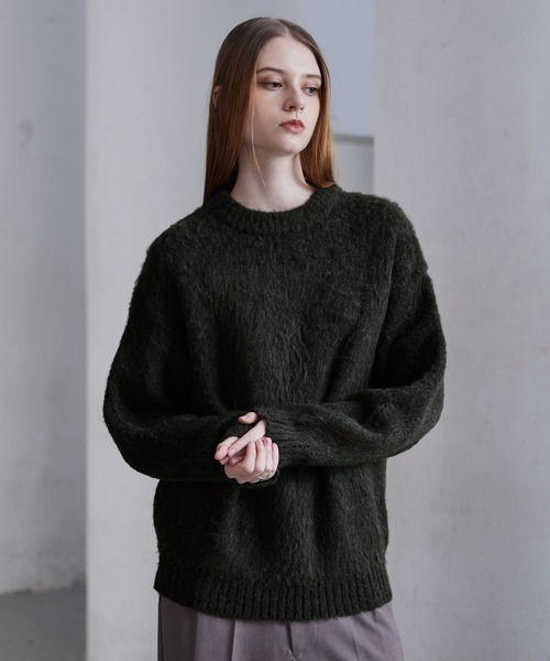 CLEL】Alpaca Blend Shaggy Knit / アルパカブレンドシャギーニット