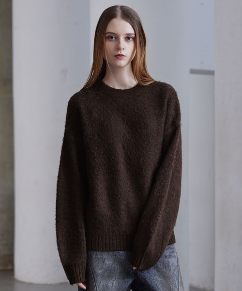 セール】【CLEL】Alpaca Blend Shaggy Knit / アルパカブレンド