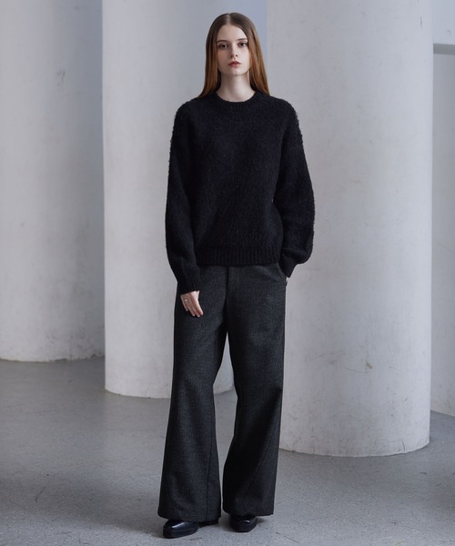 CLEL】Alpaca Blend Shaggy Knit / アルパカブレンドシャギーニット