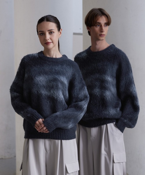 セール】【CLEL】Alpaca Blend Shaggy Knit / アルパカブレンド