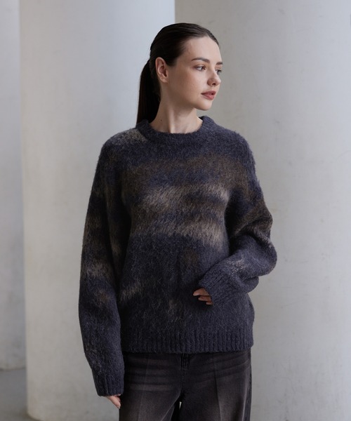 CLEL】Alpaca Blend Shaggy Knit / アルパカブレンドシャギー