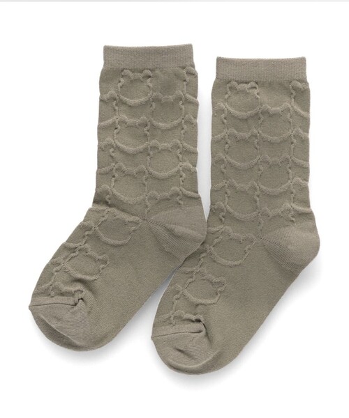 BRANSHES(ブランシェス)の「クマッフルソックス(ソックス/靴下・キッズ・グレー/ブラウン/ピンク・13-15cm/19-21cm/16-18cm)」の9枚目の写真