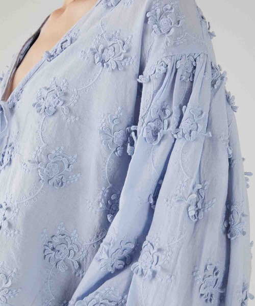 セール】【crinkle crinkle crinkle】3D embroidery bolero/3D