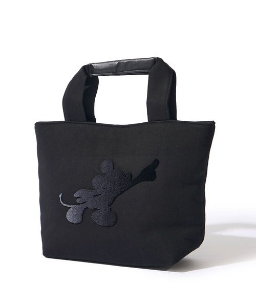 【1PIU1UGUALE3 RELAX】MICKEY GRADIENT EMBROIDERED MINI BAG / グラデーション刺繍ランチバッグ