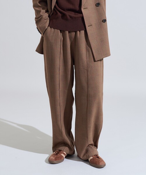 セール】LANATEC カーブイージーパンツ/センタープレススラックス