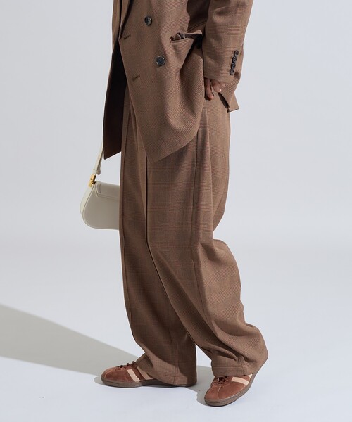 NAMESAKE ネイムセイク イージーパンツ ブラウン NAMESAKE ネイムセイク イージーパンツ ブラウン NAMESAKE