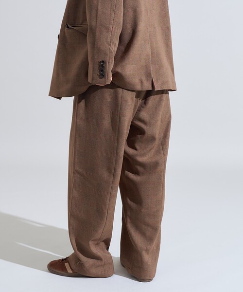 セール】LANATEC カーブイージーパンツ/センタープレススラックス