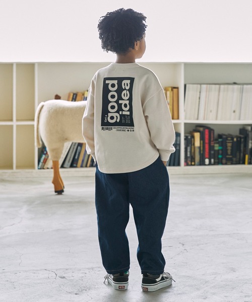GENERATOR(ジェネレーター)の「ジェネレーター デニム2タックイージーパンツ(デニムパンツ・キッズ・ネイビー・L/XL/M)」の3枚目の写真
