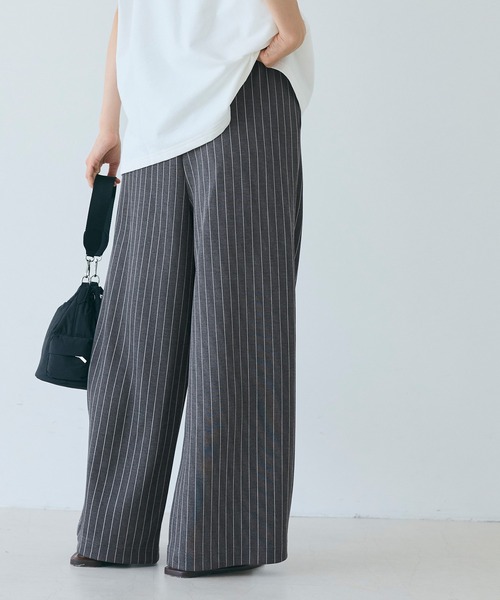 coca(coca)(コカ)の「スフレイージーパンツ(その他パンツ・レディース・チャコール/アイボリー・S/M/L)」の6枚目の写真