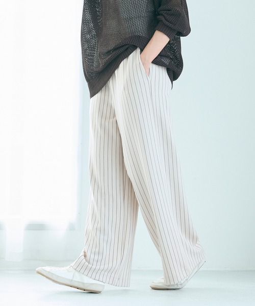 coca(coca)(コカ)の「スフレイージーパンツ(その他パンツ・レディース・チャコール/アイボリー・S/M/L)」の10枚目の写真