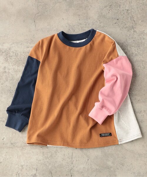 25AW新作/WEB限定】無地・ボーダー長袖Tシャツ_ジュニア対応（Tシャツ