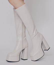 REDYAZEL | スクエアタイツロングブーツ(ブーツ)